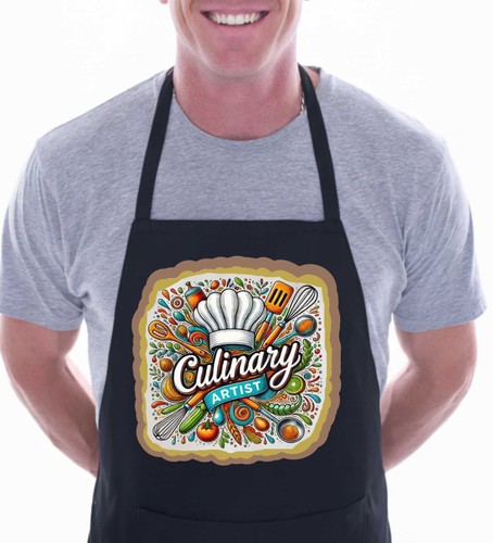 Culinary artist kitchen bib - culinary,