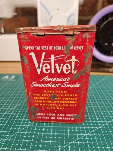 Vintage velvet pipe tobacco - vintage,