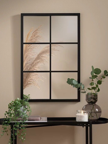 Black rectangular window - black,