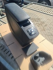 Renault Scenic mk3 Armrest Center Console Leather Black