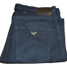 Armani Jeans J21 Regular Straight Stretch Denim W34 L30 Dark Blue AJ Mens 8n6j21