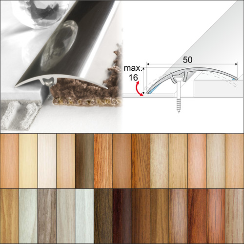 Wood effect aluminium - effect,