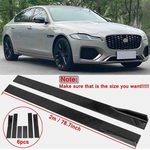Glossy side skirts - side,