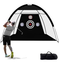 Golf Practice Net 10x7ft for Backyard Driving TTCB Net, Chipping, Golf Practice