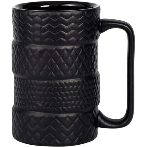 Tyre tire mug - mug, ceramic