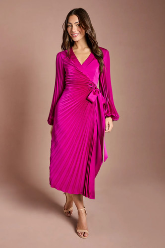 Coast berry midi dress - dress, womens