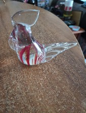 Vintage Glass Cockerel Chicken