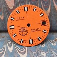 DIAL Doxa Sub 300T Professional 1st Generation US Divers Men's  ORANGE RESTORED