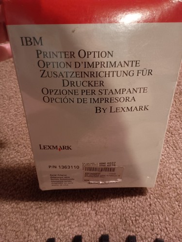 Vintage ibm lexmark serial - vintage,