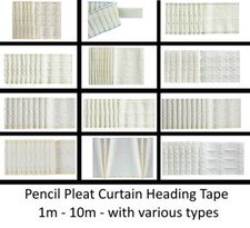 Pencil Pleat Curtain Heading