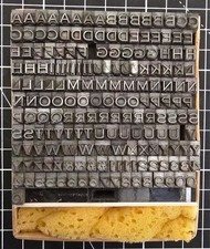 18pt Upper Case  Font   Metal