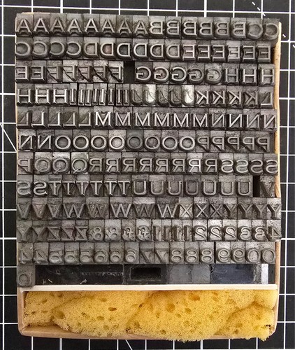 18pt upper case font - case,