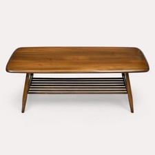 Ercol Occasional Coffee Table with Magazine Rails Golden Dawn FREE UK Delivery