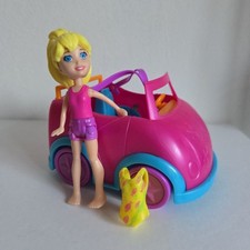 Polly Pocket and Car Bundle with Swimming Costume Dolls Accessories