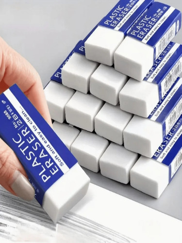 12pcs pencil erasers - 2b,