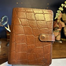 Vintage Mulberry Brown Croc