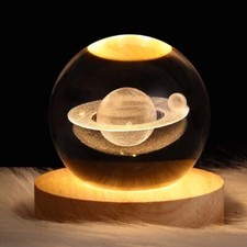 Crystal Galaxy Lamp