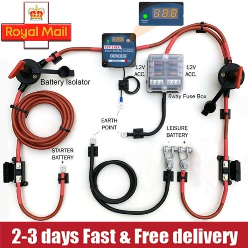 Split charge kit - charge, 140a