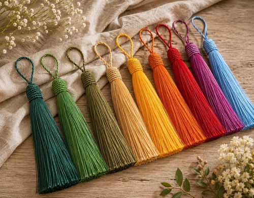 Decorative key tassels - ,,