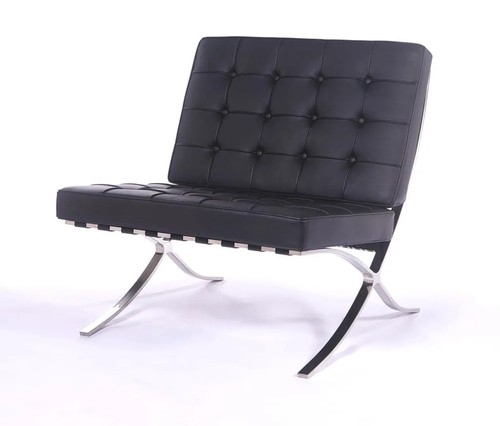 Premium barcelona chair black - chair,