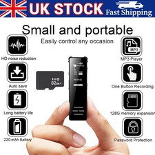 32G Voice Activated Mini Spy