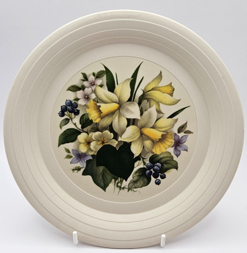 Hornsea concept floral plate - hornsea,