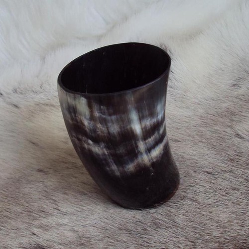 Cow horn tumbler - #,