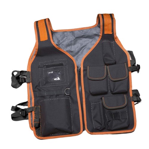 Tool vest with multi pockets - multi,