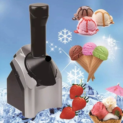 Electric ice cream maker - ice,