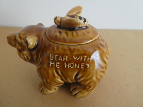 Vintage honey pot bear with - bear, me