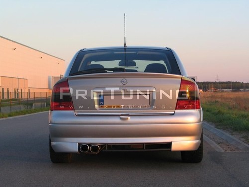 Rear bumper diffuser skirt - rear,