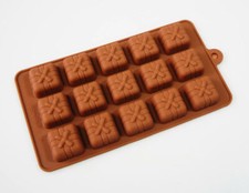 15 Cell Gift / Parcel Silicone Chocolate Mould Wax Melt Present Candy Tray Craft