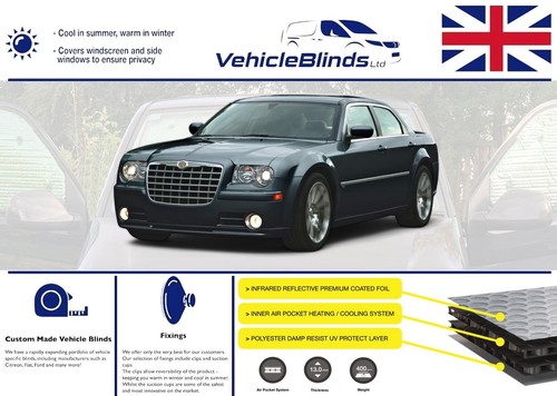 Thermal blinds for chrysler - blinds,