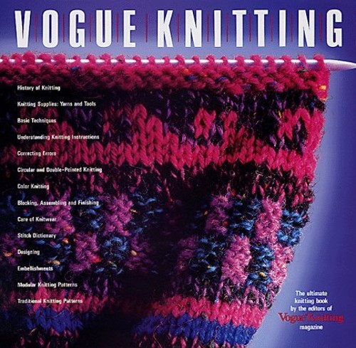 Vogue knitting - "vogue,