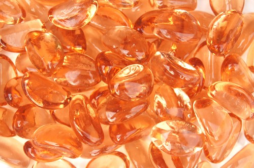 Peach sugar pink glass - peach,