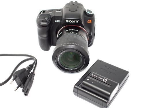 Sony alpha a200 - sony, 10.2mp