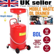 80L Waste Oil Drainer Portable