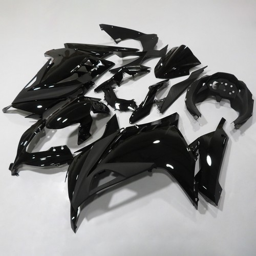 Glossy black fairing kit - black,