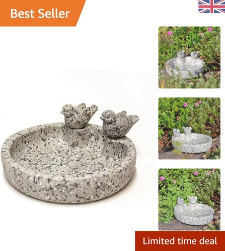 Durable concrete bird bath - concrete,