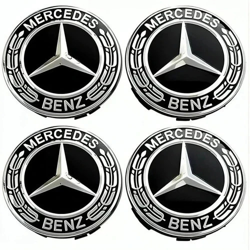 Black mercedes benz - 4, 75mm