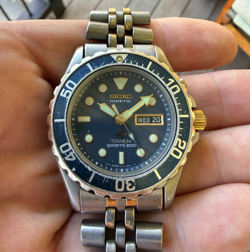 Rare titanium seiko sports 200 - rare,
