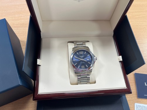 Worn longines conquest - longines, sunray