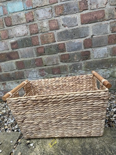 Wicker basket rectangular with - wicker,