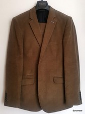Men's Brown Corduroy Two Piece