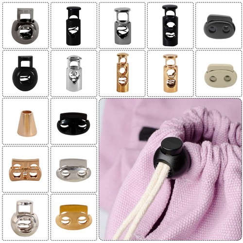 Metal cord stopper lock toggle - metal,