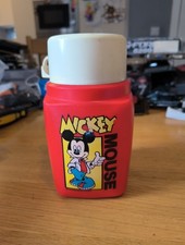 VINTAGE ROUGHNECK DISNEY FLASK MICKEY MOUSE THERMOS