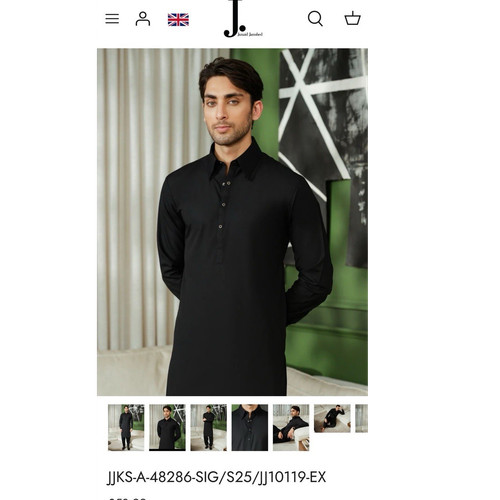 Junaid jamshed men s black - jamshed, j.