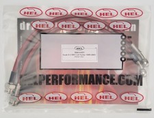 HEL VAUXHALL CALIBRA TURBO 2.0 16V V6 FRONT S/S BRAIDED BRAKE LINES HOSES PIPES