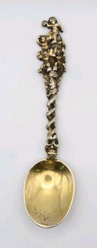 Antique georgian spoon solid - antique,