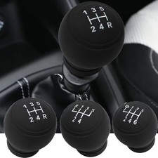 SOFT SILICONE NONSLIP CAR SHIFT KNOB GEAR STICK COVER PROTECTOR BLACK           